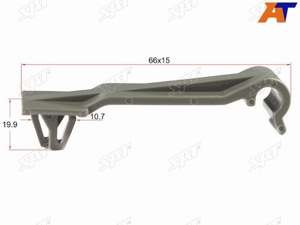 Клипса трубки эл. проводки HONDA (1 шт.)