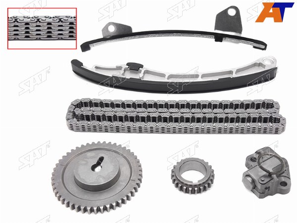 Комплект цепи ГРМ MAZDA 2DEMIOMAZDA 3AXELAVERISA ZJZYZ6 1.31.5 (L=158) 02-