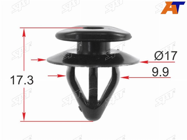 Клипса обшивки двери SUBARU (1 шт.)