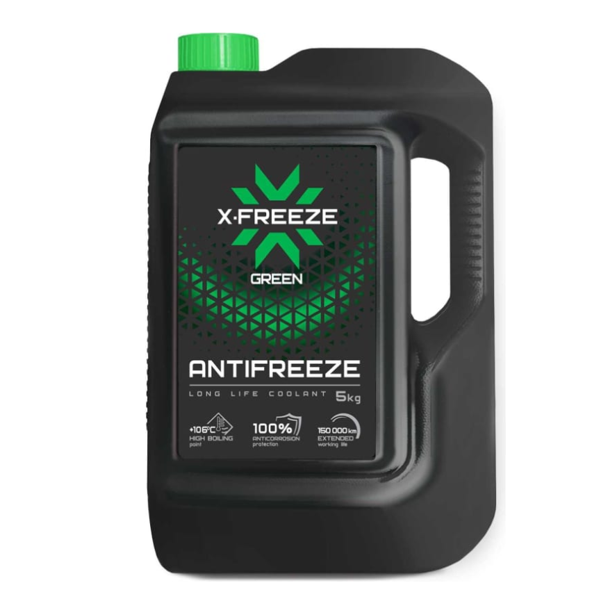 Антифриз X-Freeze Green (зеленый) G11 5кг 430206070