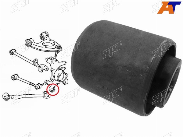 Сайлентблок задней цапфы LEXUS LS400CELSIOR UCF20 1994-2000