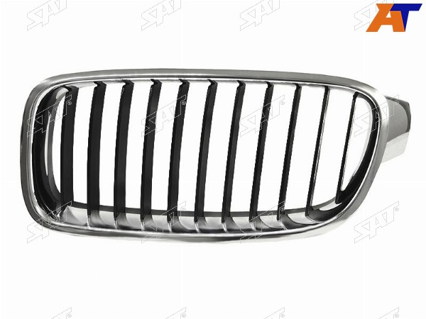 Решетка радиатора BMW F30 12-18 LH хромчерная