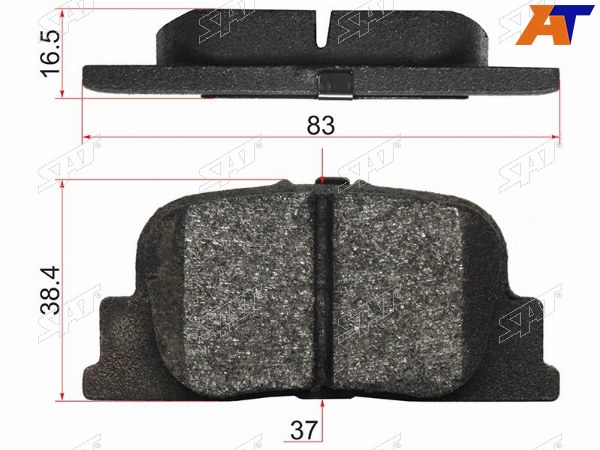 Колодки тормозные зад TOYOTA VISTA ARDEOCAMRYWINDOM 98-