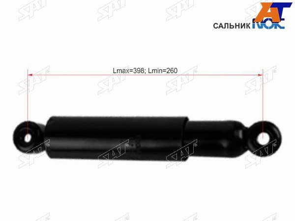 Амортизатор задний CHEVROLETDAEWOO MATIZSPARK 98-05 LH=RH