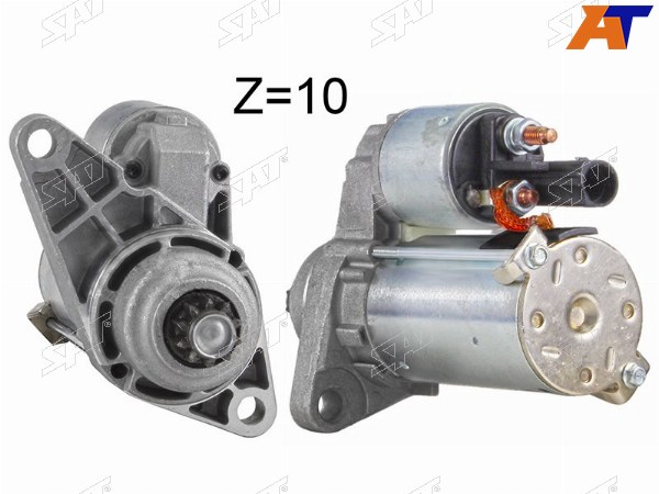 Стартер Audi A3 03-13  Skoda Octavia 00-13  Rapid 12-  Volkswagen Golf 03-16  Jetta 05-  Polo 0