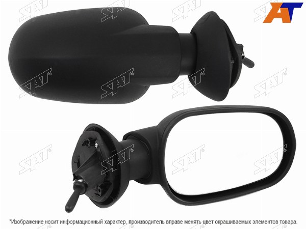 Зеркало RENAULT LOGAN 05-08 RH механическое