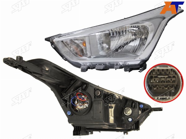 Фара HYUNDAI CRETA 16-21 LH