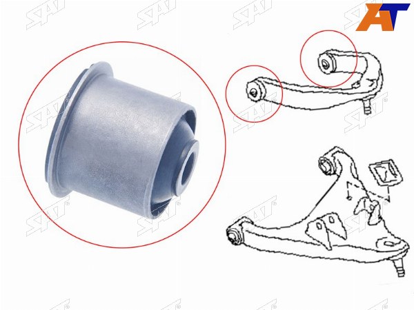 Сайлентблок FR верхнего рычага  NISSAN PATROL 2010-