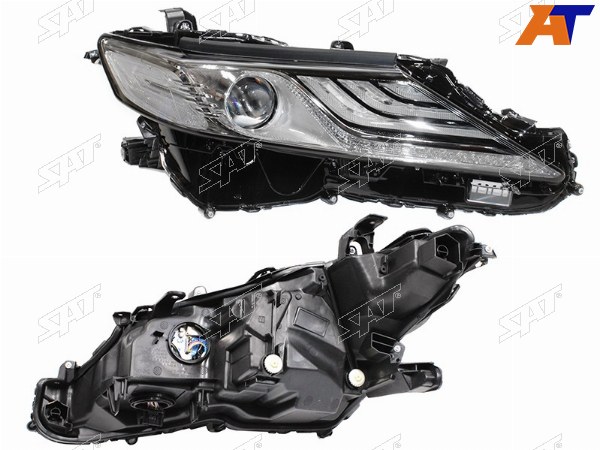 Фара TOYOTA CAMRY 18- RH (3 LED полосы)
