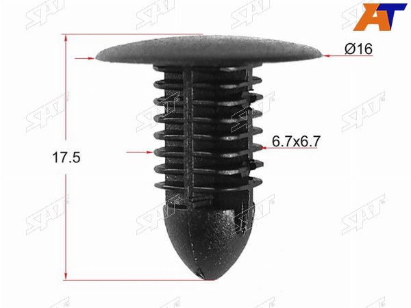 Клипса фиксатор TOYOTALEXUS (1 шт.)