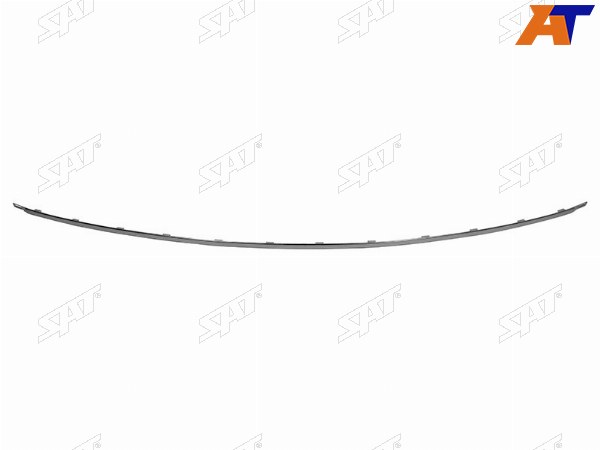 Молдинг заднего бампера MERCEDES E-CLASS W212 09- центр E350E550 хром