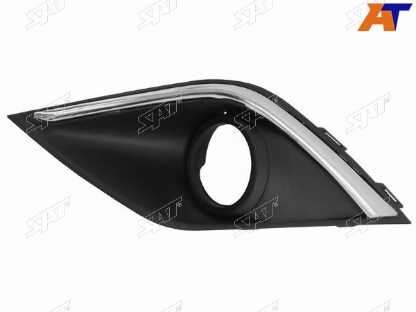 Оправа ПТФ MITSUBISHI OUTLANDER 15-18 LH хром