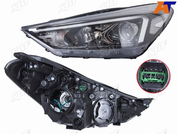 Фара HYUNDAI TUCSON 18-21 LH