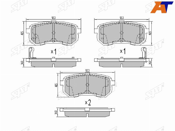 Колодки тормозные зад HYUNDAI I10KIA PICANTO