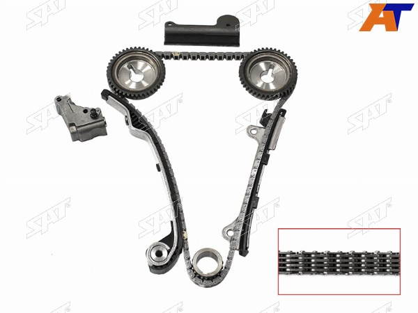 Комплект цепи ГРМ NISSAN QG13QG15QG16QG18 98- (без VVTI)