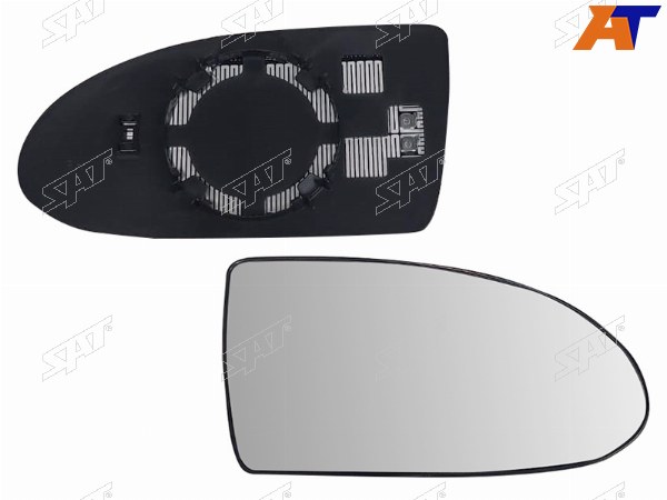 Полотно зеркала HYUNDAI ACCENT 06-10 RH с обогревом