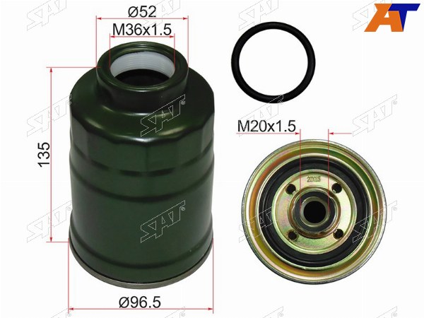 Фильтр топливный MITSUBISHI PAJERO SPORT 96-08CHALLENGER K9 96-01L200 96-06