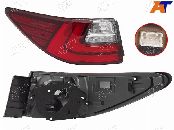 Фонарь задний LEXUS ES 15-18 LH LED