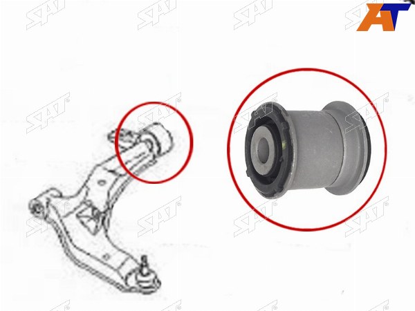 Сайлентблок FR нижнего рычага задний  NISSAN PRIMERA 01-07