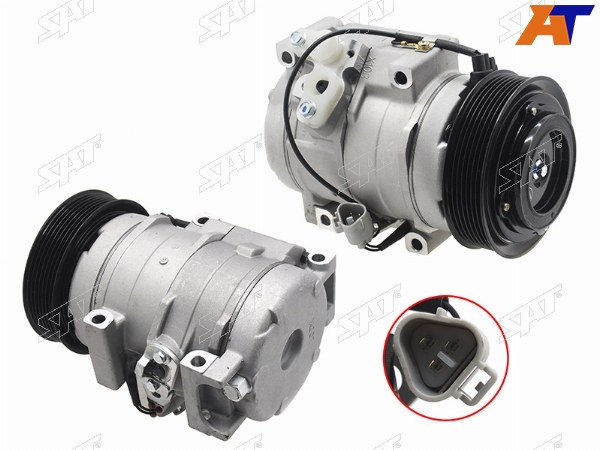 Компрессор кондиционера Toyota Land Cruiser Prado (J120) 02-09