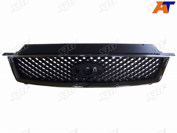 Решетка радиатора FORD C-MAX 03-07 черная с хромом