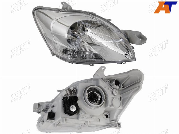 Фара TOYOTA BELTAYARIS 05-12 RH 4D под электрокорректор