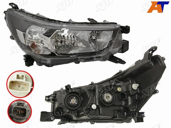 Фара TOYOTA HILUX 20- RH галоген