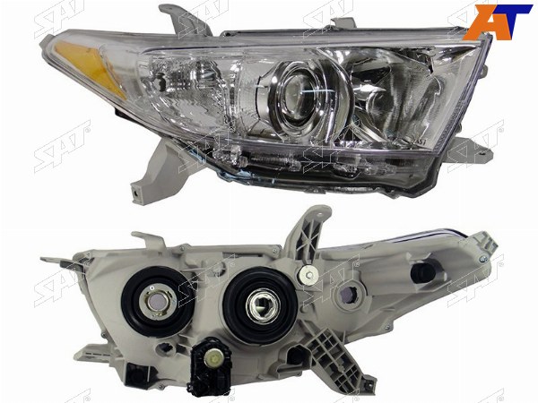 Фара TOYOTA HIGHLANDER 10-13 RH
