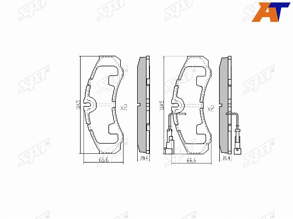 Колодки тормозные зад NISSAN CABSTAR 06-IVECO DAILY 97-12