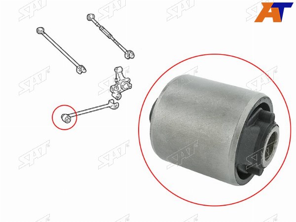 Сайлентблок задней продольной тяги TOYOTA HARRIER 98-WINDOMCAMRY 96-HIGHLANDER 00-VENZA 08-