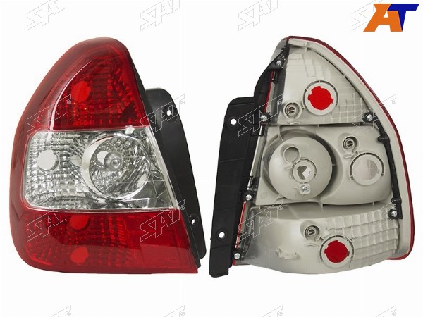 Фонарь задний HYUNDAI ACCENT 00-06ACCENT(Тагаз) 00-12 LH хрусталь