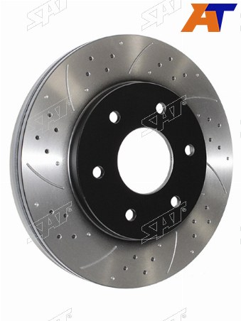 Комплект дисков тормозных передний перфорированные INFINITI QX56Armada 2WD4WD, 04-07.04