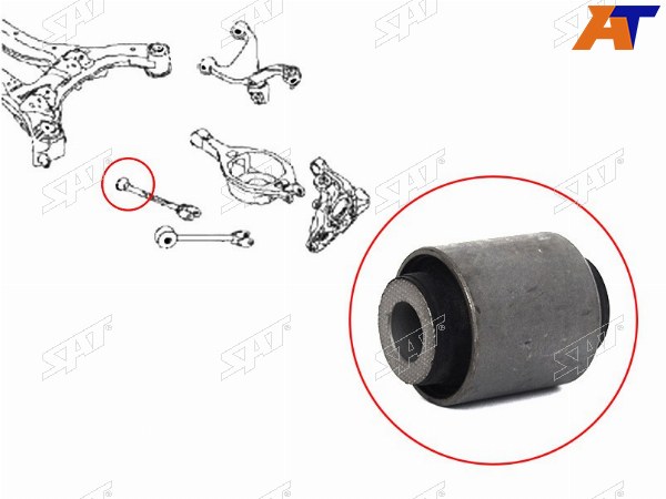 Сайлентблок задней нижней поперечной тяги NISSAN TEANA 32 2008-