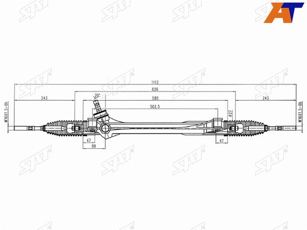 Рейка рулевая Toyota RAV4 ACA3ASA3GSA3 LHD