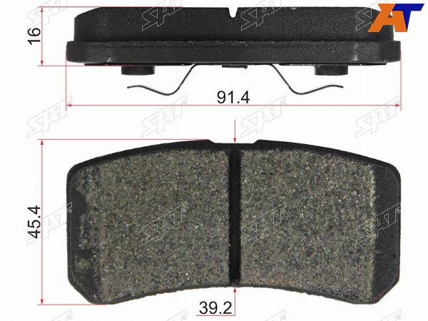 Колодки тормозные зад MITSUBISHI ASX 10-