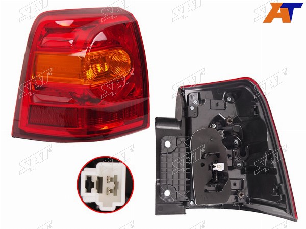 Фонарь задний TOYOTA LAND CRUISER 200 12-15 LH