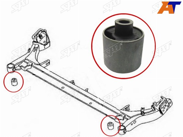 Сайлентблок задней балки MAZDA DEMIO 96-