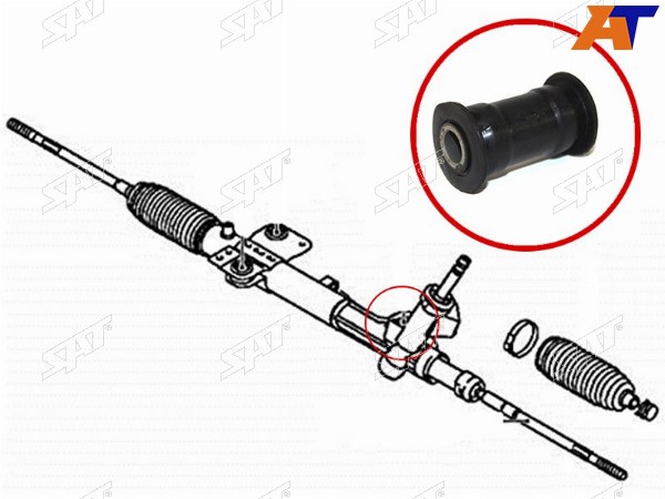 Сайлентблок рулевой рейки (высокий) MITSUBISHI OUTLANDER 06-12LANCERGALANT 07-MIRAGE 12-