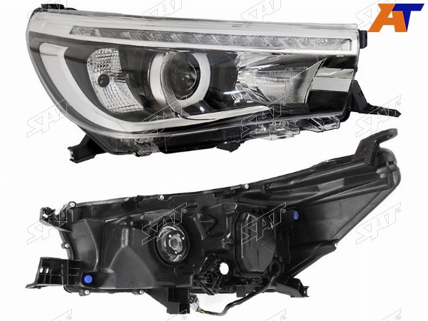 Фара TOYOTA HILUX REVO 15-20 RH с электрокорректором, диодная