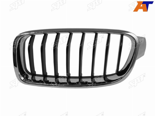 Решетка радиатора BMW 3-SERIES F30 12-18 LH хромчерная SPORT