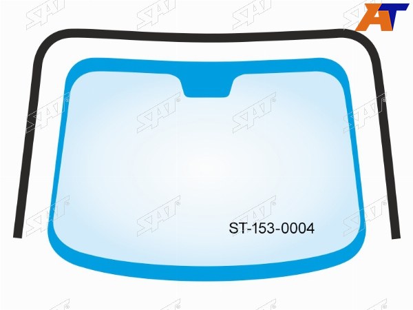 Молдинг лобового стекла (П-образный) Nissan X-Trail 07-15