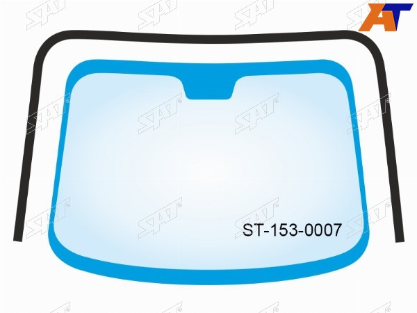 Молдинг лобового стекла (П-образный) Kia Cerato 08-13  Forte 08-13