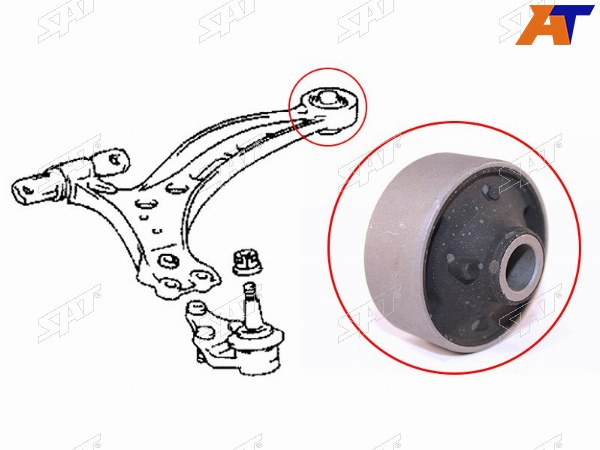 Сайлентблок переднго рычага здний TOYOTA HARRIERLEXUS RX300 98-03