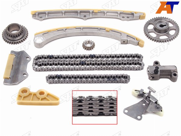 Комплект цепи ГРМ HONDA ACCORDCIVICCR-VSTEPWGNSTREAM (L=170) K20A 00-