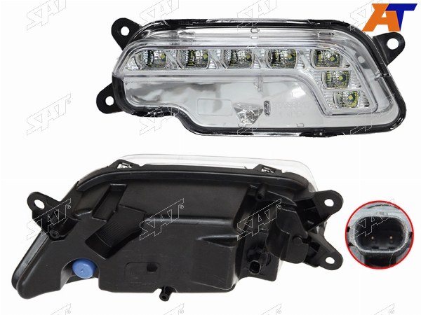 Ходовые огни MERCEDES E-CLASS W212 09-16 LH