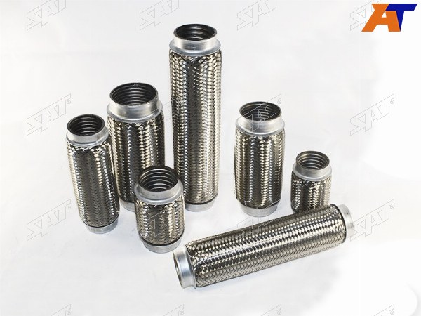 Гофра глушителя 55x220