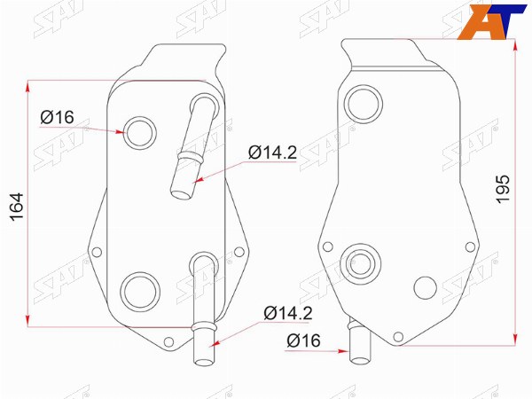 Радиатор масляный BMW 1-SERIES  E81E82E87E88 04-113-SERIES E90E91E92E93 05-X1 E84 09-