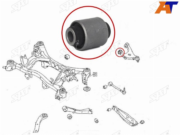 Сайлентблок заднего верхнего рычага  SUBARU FORESTER S12 07-12IMPREZA 07LEGACYEXIGA 09-TR
