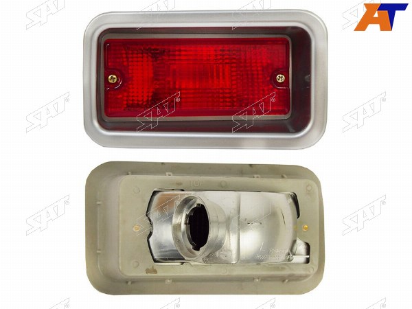 Фонарь в задний бампер TOYOTA HIGHLANDER 07-10 квадратный, на 10-13 только отражатель