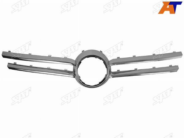 Молдинг решетки VW TOUAREG 07-10 хром центр. часть